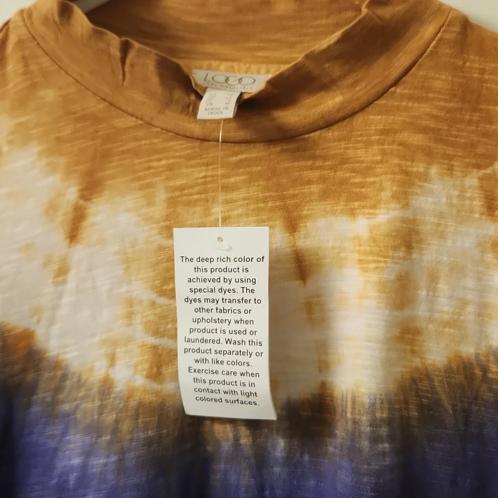 Logo Lori Goldstein xs tie dye long sleeve